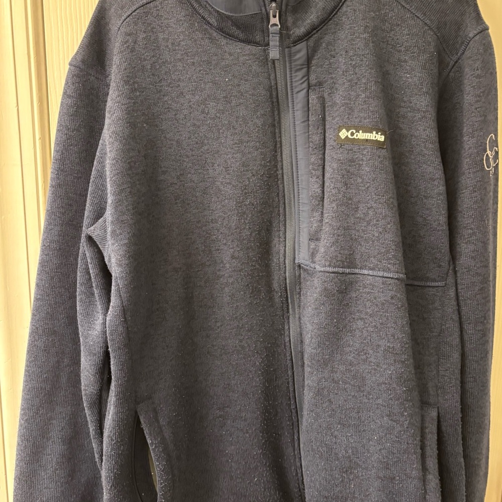 Columbia Navy Blue Full-Zip Jacket